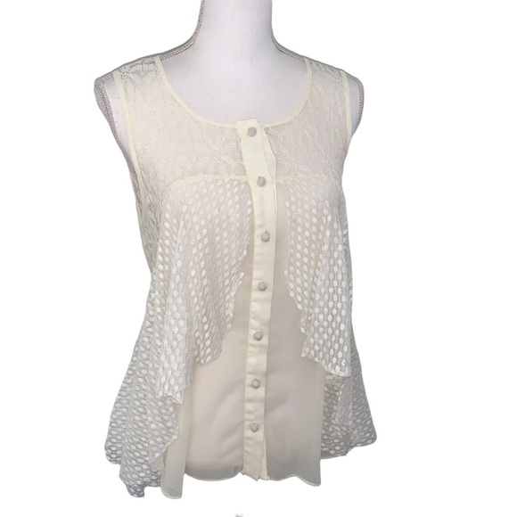 A’reve Boho Top, sz M - Picture 1 of 7